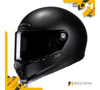 Casco moto Integrale HJC V10 SOLID SEMI FLAT BLACK - XL