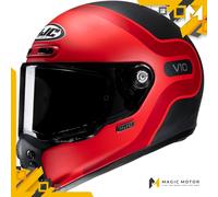 Casco Moto Integrale HJC V10 XS GRAPE Rosso Opaco