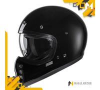 Casco moto Integrale HJC V60 SOLID BLACK - S