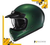 Casco moto Integrale HJC V60 SOLID DEEP GREEN - XL