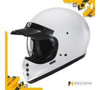 Casco moto Integrale HJC V60 SOLID WHITE - XS