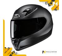 Casco moto Integrale HJC Y10 SOLID SEMI FLAT BLACK - S