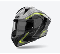 Casco moto integrale in fibra Airoh Matrix wide yellow gloss