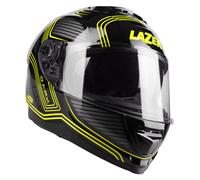 Casco moto integrale Lazer Rafale EVO Darkside nero-grigio-giallo fluo Saldi S