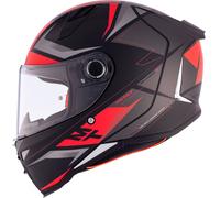 Casco moto integrale MT REVENGE 2 S HATAX B5 nero-grigio-rosso L