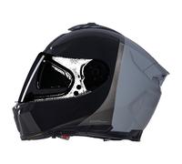 CASCO MOTO INTEGRALE NOLAN N80-8 NERO GRIGIO LUCIDO + VISIERA SMOKE