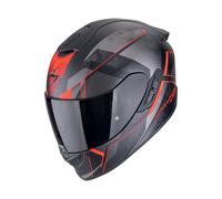 Casco moto integrale Scorpion EXO-1400 EVO II AIR INTENSIO nero opaco-rosso XS