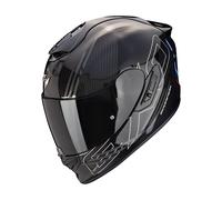 Casco moto integrale Scorpion EXO-1400 EVO II CARBON AIR REIKA nero-argento-blu XL