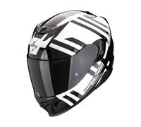 Casco moto integrale Scorpion EXO-520 EVO AIR BANSHEE bianco perla-nero Saldi S