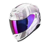 Casco moto integrale Scorpion EXO-520 EVO AIR FASTA bianco-viola Saldi S
