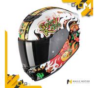 Casco Moto Integrale Scorpion EXO EXO-JNR Air L YUCATAN Arancione Lucido