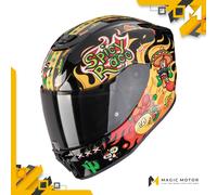 Casco Moto Integrale Scorpion EXO EXO-JNR Air S YUCATAN Giallo Lucido