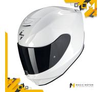 Casco moto integrale Scorpion EXO EXO-JNR Air SOLID Bianco Lucido - L