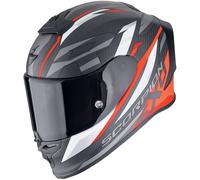 Casco moto integrale Scorpion EXO-R1 EVO CARBON AIR RUNNER nero opaco-rosso L