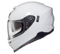 Casco moto integrale ScorpionEXO T520 Dual Sport con tasche per altoparlanti Bluetooth Ready DOT ECE Solid Gloss White 3XLarge