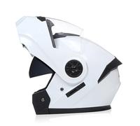 Casco Moto Integrali Modulare Omologati ECEDOT Caschi Integrato Apribili E Modulari Con Doppia Visiera Elmetto Integrale Apribile Casco Cross E Off-Road Modulare Per Adulti W,L:59-60CM