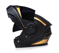 Casco Moto Integrali Modulare Omologati ECEDOT Caschi Integrato Apribili E Modulari Con Doppia Visiera Elmetto Integrale Apribile Casco Cross E Off-Road Modulare Per Adulti N,L:59-60CM