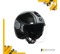 Casco moto Jet AGV ETERES Mondello Opaco Nero - XS