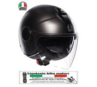 CASCO MOTO JET AGV ETERES MONO MATT ASFALTO GREY GRIGIO ASFALTO