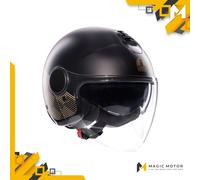 Casco moto Jet AGV ETERES Ponza Opaco Nero - S