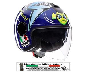 CASCO MOTO JET AGV ETERES REPLICA VALENTINO ROSSI MISANO 2015 E 22.06
