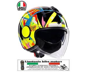 CASCO MOTO JET AGV ETERES REPLICA VALENTINO ROSSI WINTER TEST 2019 E 22.06