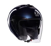 CASCO MOTO JET AGV IRIDES MONO PROFONDO BLUE TAGLIA XS