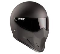 Casco Moto Jet Bandit Crystal (Senza ECE) Colore: Nero Opaco Taglia: M (57)