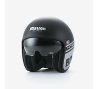 Casco Moto Jet Blauer PILOT 06 HT in fibra Nero Opaco ECE2206