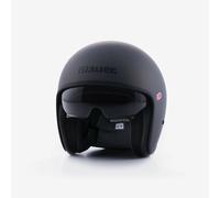 Casco Jet Blauer Pilot 06 Monochrome Titanio Opaco S
