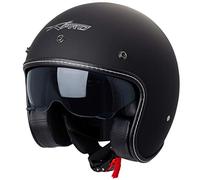 Casco Moto Jet Cafe Racer Omologato ECE 22-06 Parasole scooter