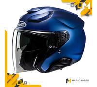 Casco Moto Jet HJC F31 M SOLID Blu Opaco