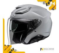 Casco Moto Jet HJC F31 XS SOLID Grigio Lucido