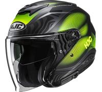 Casco moto jet HJC i31 Depe MC3HSF nero-giallo fluo 2XL