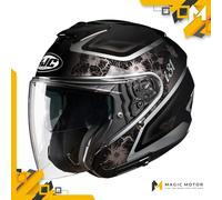 Casco Moto Jet HJC i31 M IONA Nero Lucido