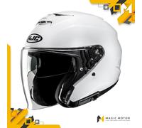 Casco moto Jet HJC i31 SOLID PEARL WHITE - XS