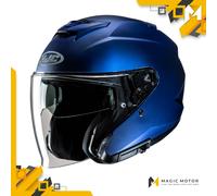 Casco moto jet HJC i31 SOLID SEMI FLAT METALLIC BLUE Blu Opaco - XXL