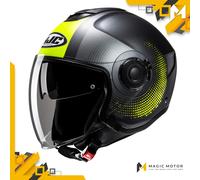 Casco moto Jet HJC i40N PYLE MC3HSF - XXL