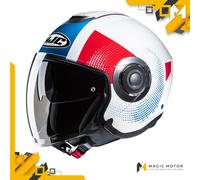 Casco Moto Jet HJC i40N S PYLE Bianco