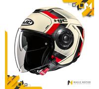 Casco moto Jet HJC i40N VELU MC1 - XL