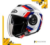 Casco moto Jet HJC i40N VELU MC21 - S