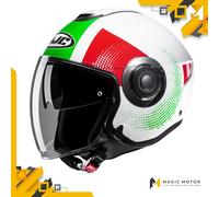 Casco Moto Jet HJC i40N XL PYLE Bianco