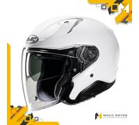 Casco moto Jet HJC RPHA 31 SOLID PEARL WHITE - S
