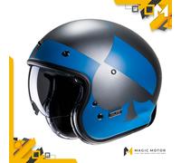 Casco Moto Jet HJC V31 L KUZ Blu Opaco