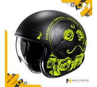 Casco Moto Jet HJC V31 M DESTO Verde Opaco