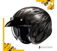 Casco Moto Jet HJC V31 M FIRO Argento Lucido