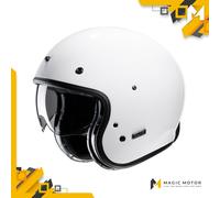 Casco Moto Jet HJC V31 S SOLID Bianco Lucido