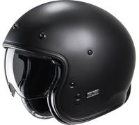 Casco Moto Jet HJC V31 Solid Semi Flat Black Opaco 165570