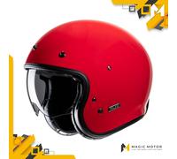 Casco Moto Jet HJC V31 XL SOLID Rosso Lucido