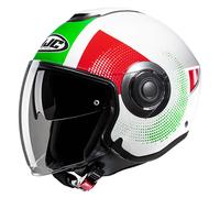 Casco Moto Jet i40N - Policarbonato - L - Bianco,rosso,verde - I40n - Pyle Mc...